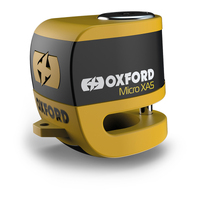 Oxford Disc Lock Alarm Micro XA5 - Black / Yellow