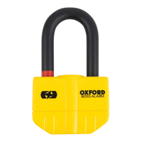 Oxford Disc Lock Alarm Boss 14mm - Yellow