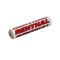 Renthal White/Red SX Handlebar Pad (240mm)