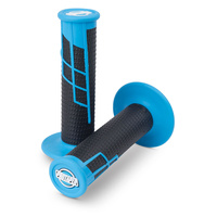 PT GRIP Clampon 1/2 Waffle NEON BLUE/BLK
