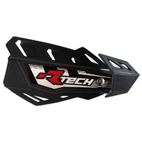 Rtech Black FLX MX Handguards - Includes Mounting Kit