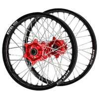 KTM SM Pro Red Hubs / Excel ONE Black Rims Wheel Set