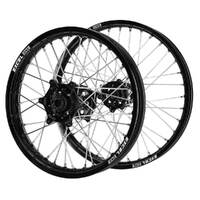 Kawasaki SM Pro Black Hubs / Excel ONE Black Rims Wheel Set