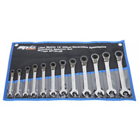 SP Tools 12pc Metric Speed Drive Gear Spanner Set - 15° Offset