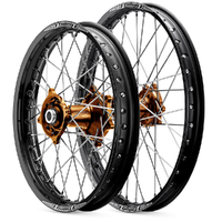 Talon Yamaha YZ250-450F 2014-2024 21/19 Black Rim/Mag Hub Wheel Set