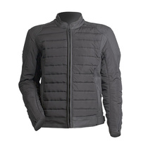 Motodry Jacket "Cruz Leather" - Charcoal
