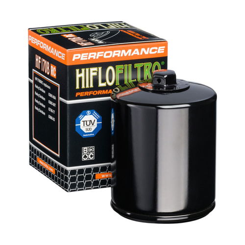 HIFLOFILTRO - OIL FILTER  HF171BRC BLACK (With Nut)   CTN50